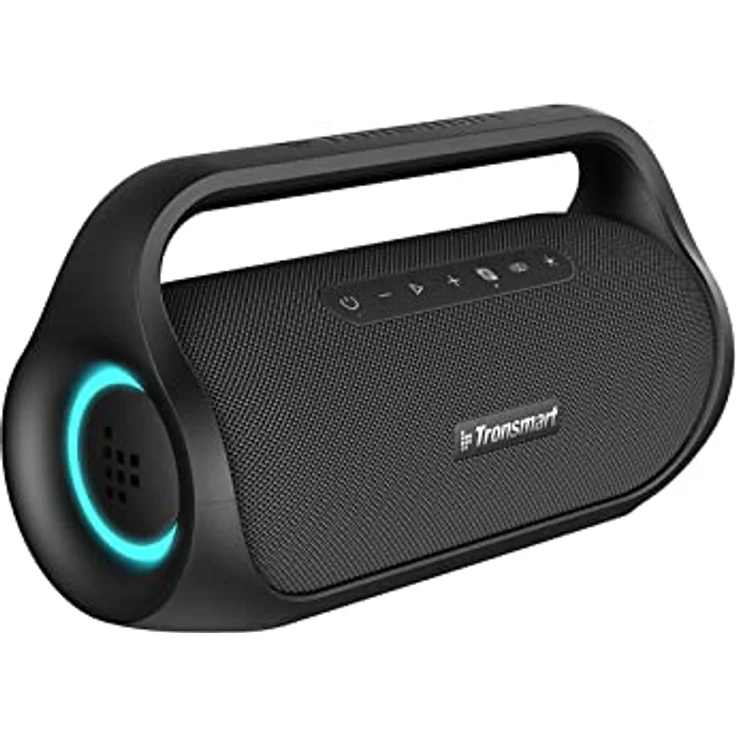 Tronsmart Bluetooth Lautsprecher, Beat-gesteuerte Lichtshow, 50W Stereo Sound, 15h Akku, mit Power Bank, Verbesserter IPX6 Wasserdicht, Outdoor Party Lautsprecher für Garten, draußen, Camping – Bild 1