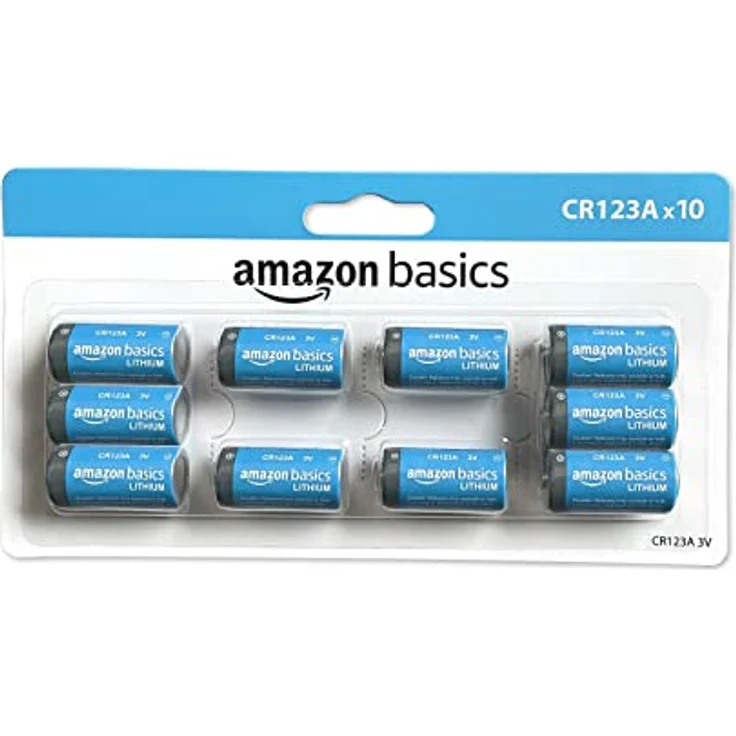 Amazon Basics CR123A 3V Lithium-Batterien (10 Stück) – Bild 4