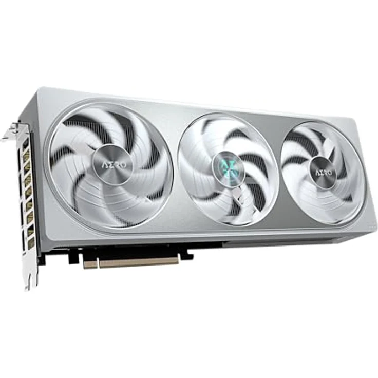 Gigabyte GeForce RTX 5070 AERO OC 12G Grafikkarte - 12GB GDDR7, 192 Bit, PCI-E 5.0, 2625 MHz Core Clock, RGB-Beleuchtung, Windforce Kühlsystem, 3 x DP 2.1a, 1 x HDMI 2.1b, NVIDIA DLSS 4, GV-N5070AERO OC-12GD – Bild 3