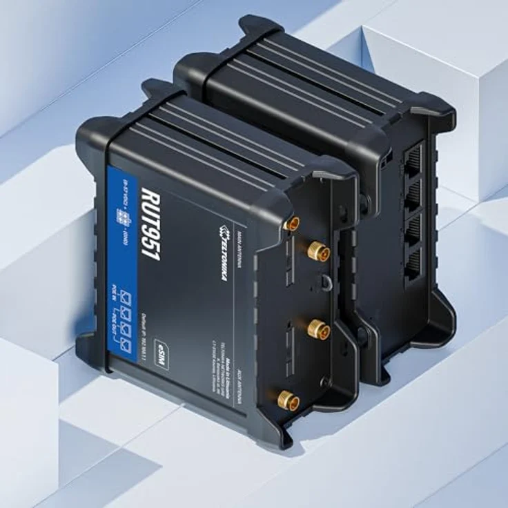 Teltonika RUT951, Industrieller WLAN-Router mit Dual-SIM, 4G LTE, vier PoE+-Ports und Hotspot-Funktionalität – Bild 7