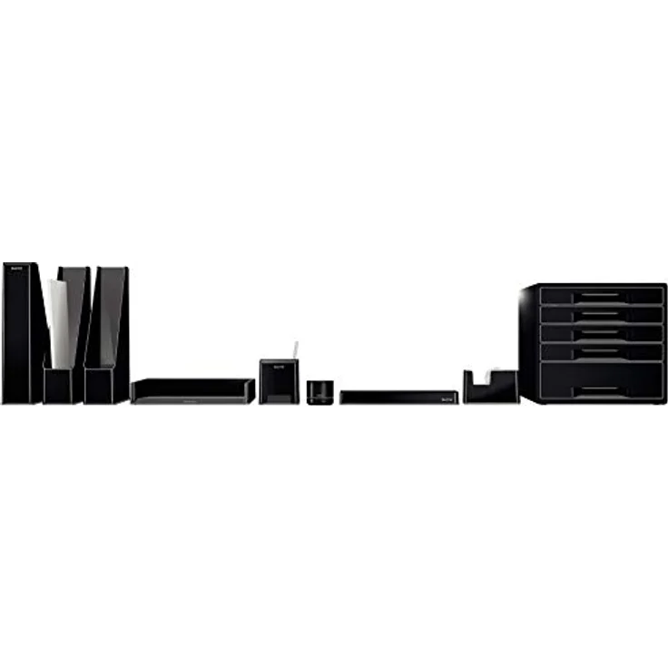 Leitz Stifteschale mit Qi-Induktionsladegerät, Zum kabellosen Laden von Smartphone, Schwarz/Dunkelgrau, Duo Colour, 53650095 – Bild 4