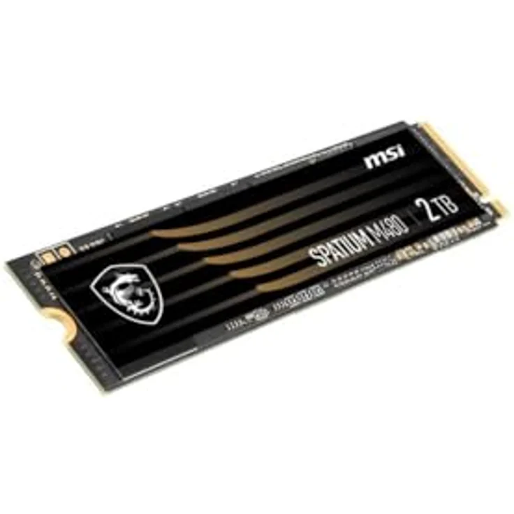 MSI SPATIUM M480 - SSD - verschlüsselt - 2 TB - intern - M.2 2280 - PCI Express 4.0 x4 (NVMe) - 256-Bit-AES - TCG Opal Encryption 2.0 – Bild 2