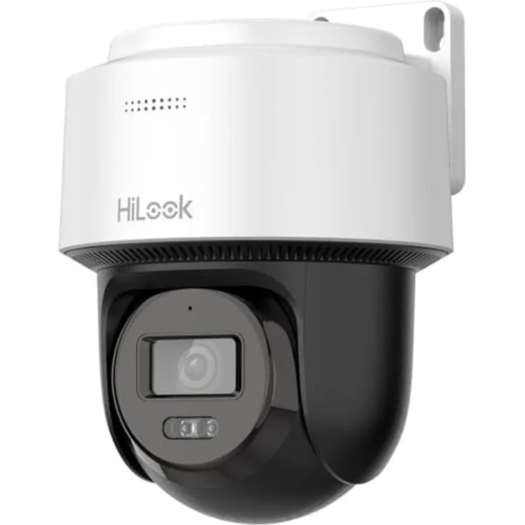 HILOOK PTZ-N2C400M-DE(2.8mm)(B) Kabelgebundene Überwachungskamera mit 4 MP Auflösung, PTZ-Funktion, Nachtlicht bis 30 m, Zwei-Wege-Audio und IP66 Schutzklasse