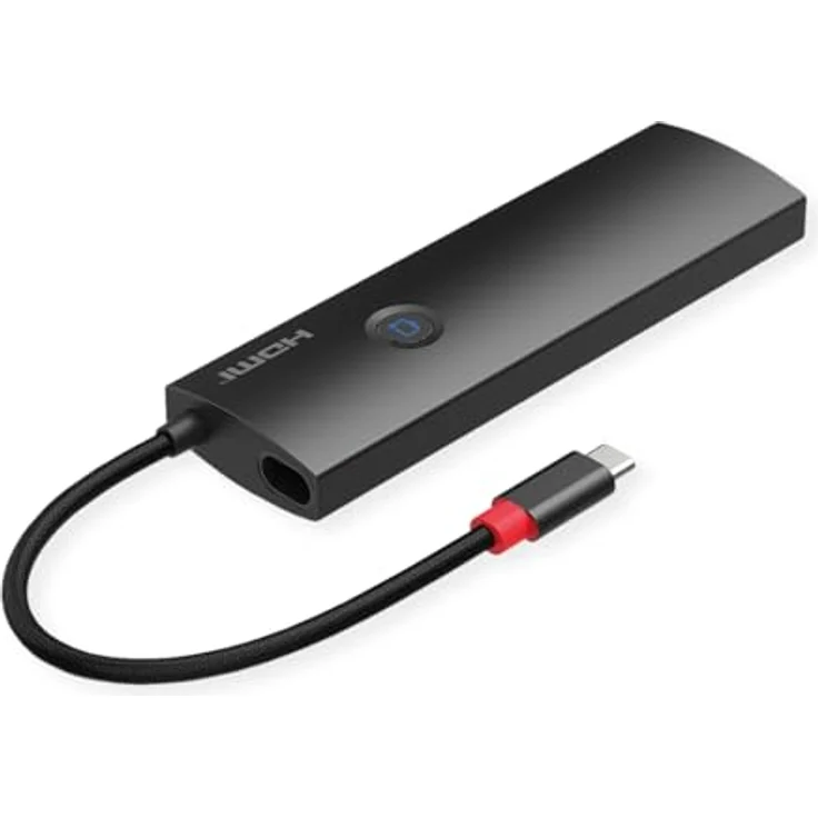 ROLINE USB 3.2 Gen2 Typ C Multiport Dockingstation, HDMI 4K60, 2x USB 3.2 Gen2, 1x USB C PD, 1x Gigabit Ethernet, 1x SD/microSD Kartenleser – Bild 2