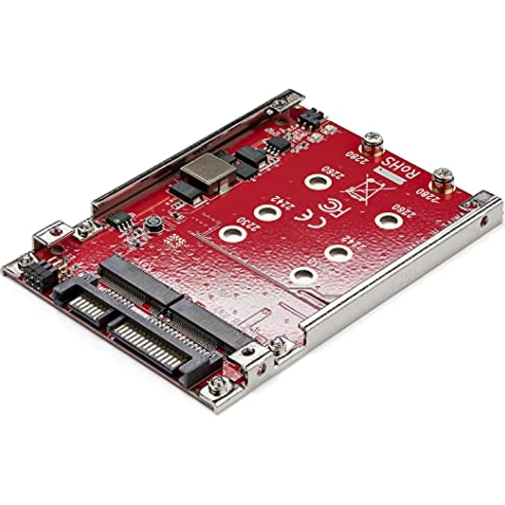 StarTech.com M.2 auf SATA Adapter - Dual Slot M.2 NGFF SSD Adapter für 2,5in Laufwerke - RAID – Bild 2