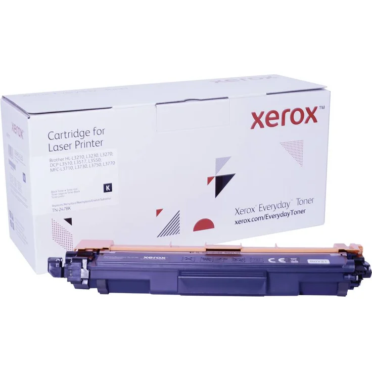 Xerox Everyday Schwarz Toner, ersetzt Brother TN-247BK, 3000 Seiten, kompatibel, hohe Ergiebigkeit – Bild 1