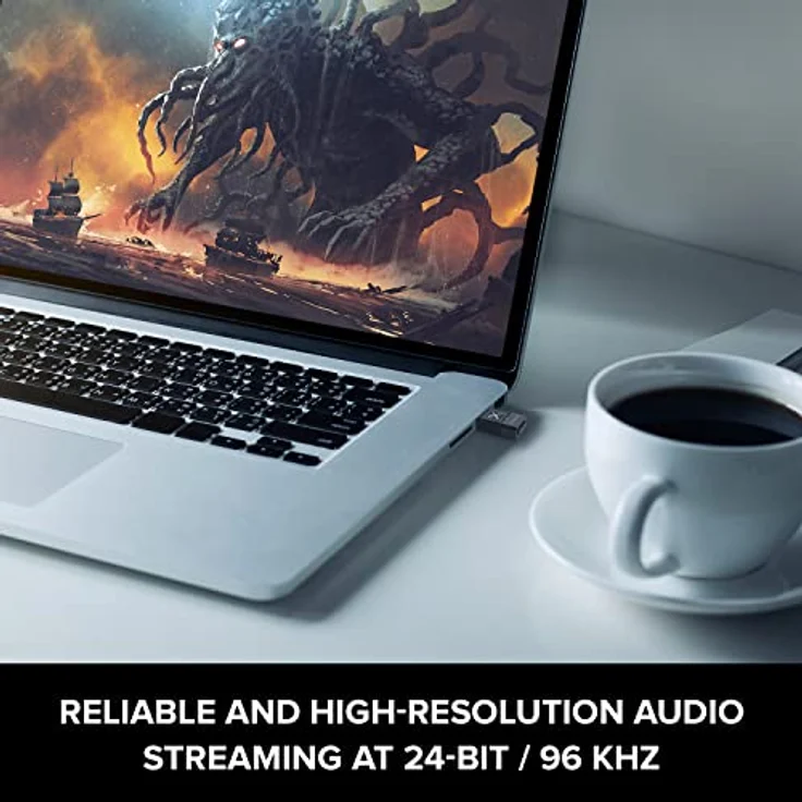 CREATIVE BT-W5 USB smart Bluetooth 5.3 Audio Transmitter, aptX Adaptive - Zuverlässige Audioübertragung mit hoher Auflösung, automatisch einstellbarem Bitrate, und einfacher Geräte-Schalter, Schwarz – Bild 3