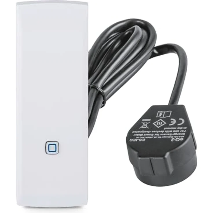 Homematic IP HmIP-ESI-IEC, Smart Meter Schnittstelle für Smart Home, mit App-Anbindung zur Stromverbrauchsanalyse, Weiß – Bild 1