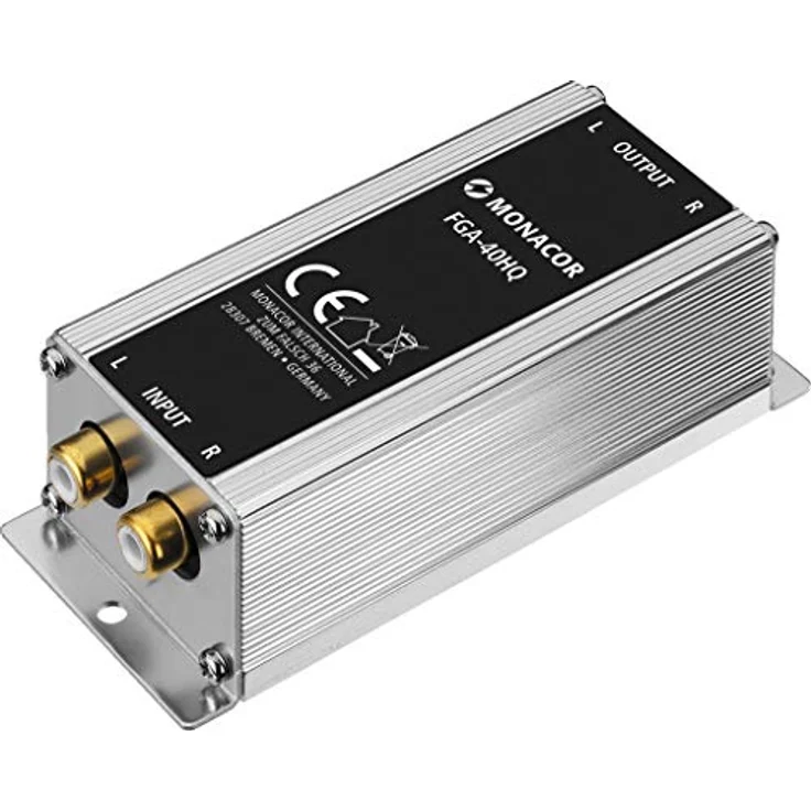 MONACOR FGA-40HQ High-End Masse-Trennfilter, Mantelstromfilter mit Stereo Line-Anschlüssen - Preisvergleich – Bild 2