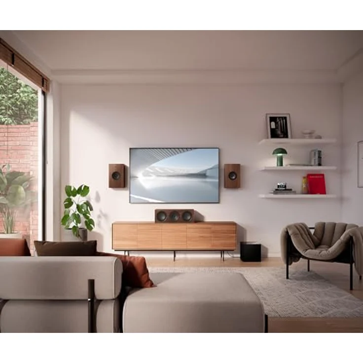 KEF Q4 Meta passiver Center- / LCR-HiFi-Wandlautsprecher, Satin White | 2-Wege-Bassreflex | Uni-Q-Treiber mit MAT – Bild 4