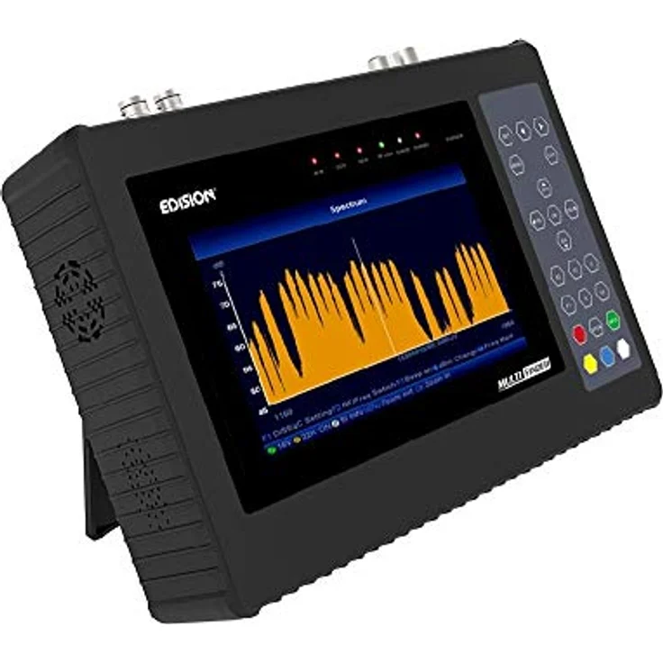 EDISION Multi-Finder Messgerat für Satelliten DVB-S-S2 Terrestrische DVB-T-T2 Kabel DVB-C Signale H.265-HEVC & CCTV-Tester – Bild 3