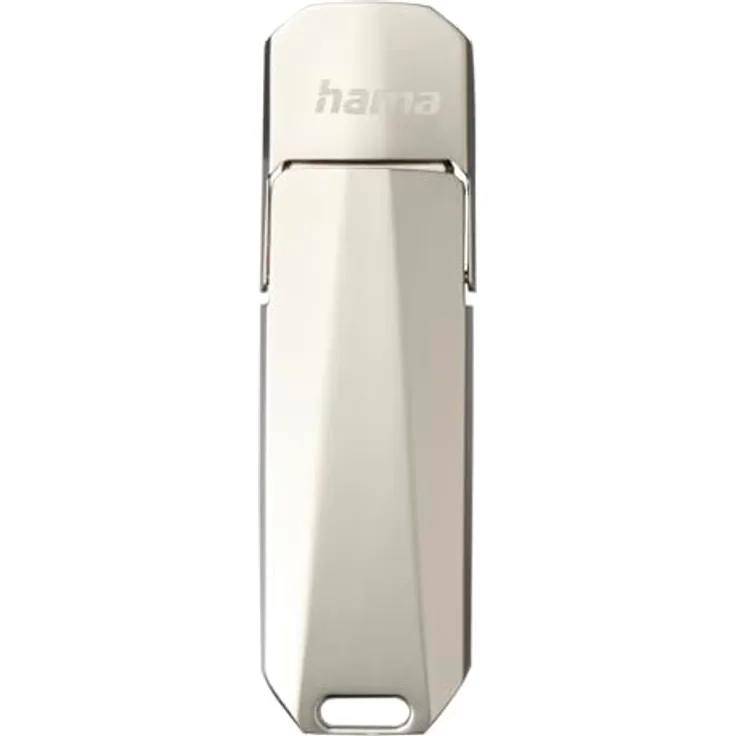 Hama USB-Stick Uni-C Deluxe, USB-C 3.1, 256GB, 90MB/s, Silber (256 GB, USB 3.1), USB Stick, Silber