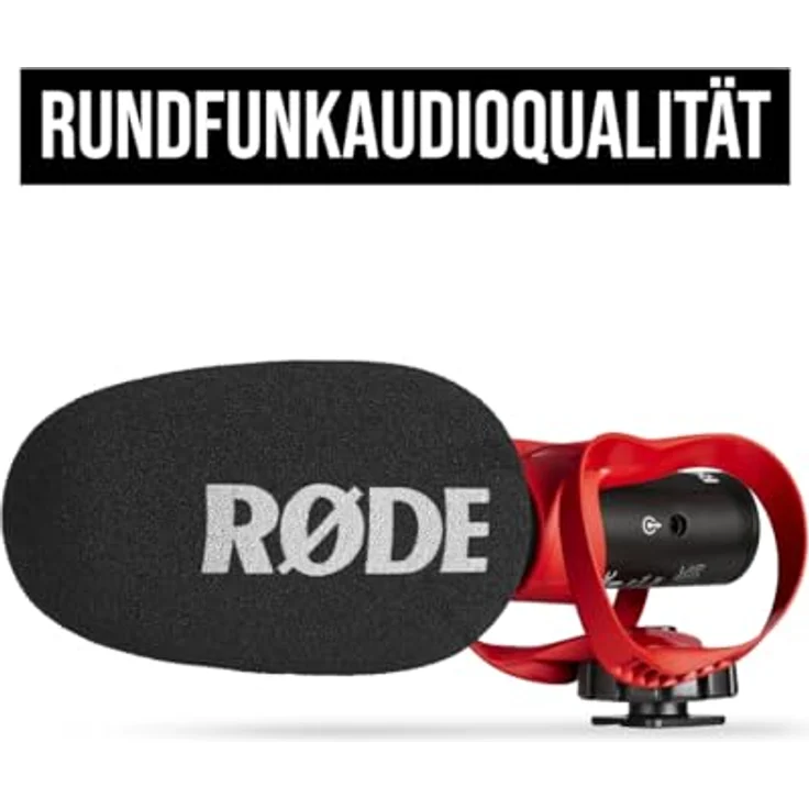 RØDE VideoMic GO II Ultra-kompaktes Richtrohrmikrofon, 3,5-mm- und USB-Ausgänge, Podcasting, Schwarz – Bild 5