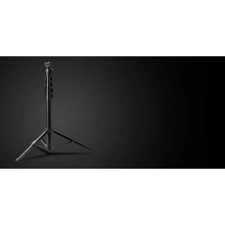 Rollei Comfort Max 2, Stativ mit 360° drehbarem Kopf, verstellbarer Höhe von 46,5 bis 157 cm, inkl. Smartphone-Halterung und Bluetooth-Fernbedienung – Bild 9