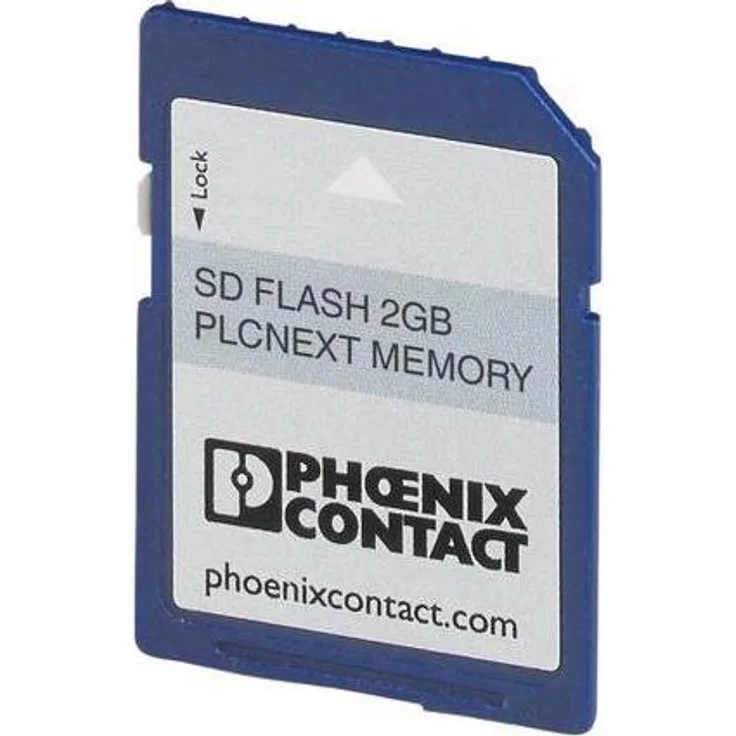 Phoenix Contact 1043501 SD FLASH 2GB, SPS-Speichermodul 3.3 V/DC, programmierbar, Temperaturbereich -40 bis 85 °C