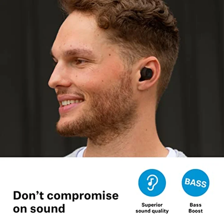 Sennheiser CX Plus True Wireless Special Edition – Bluetooth-In-Ear-Kopfhörer: Musikhören und Telefonieren mit Active Noise Cancellation, mattschwarz – Bild 3