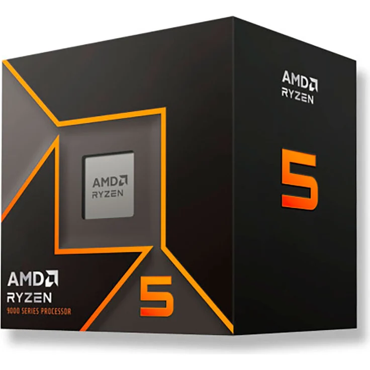 AMD Ryzen 5 9600 Prozessor, 3,8 GHz, 32 MB L3 Cache, Sockel AM5, DDR5-SDRAM, Desktop_CPU – Bild 1