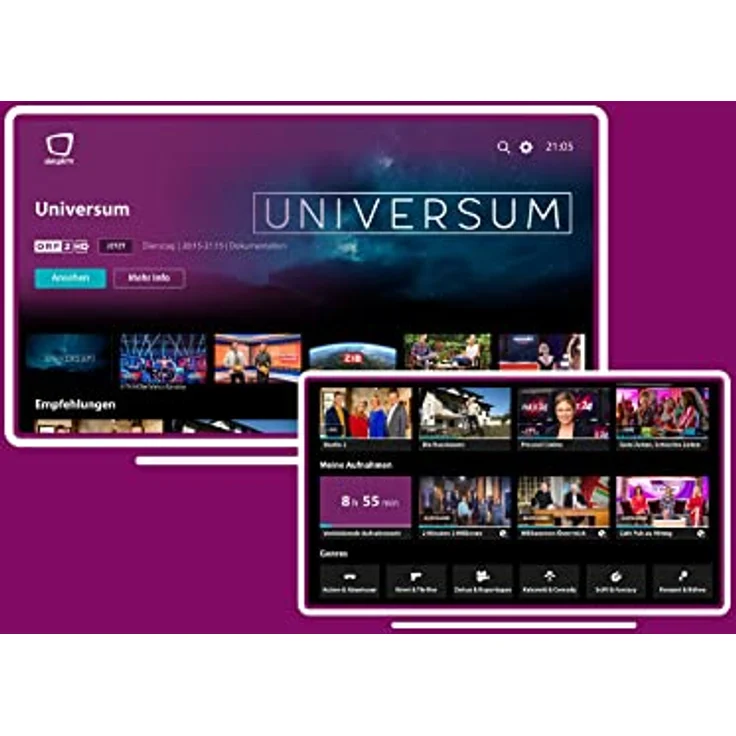 STRONG SRT-4250, Android Streaming Box - DVB-T Receiver, 4K UHD, HDR, integrierter Chromecast, Live TV, Google Play Store, schwarz – Bild 3