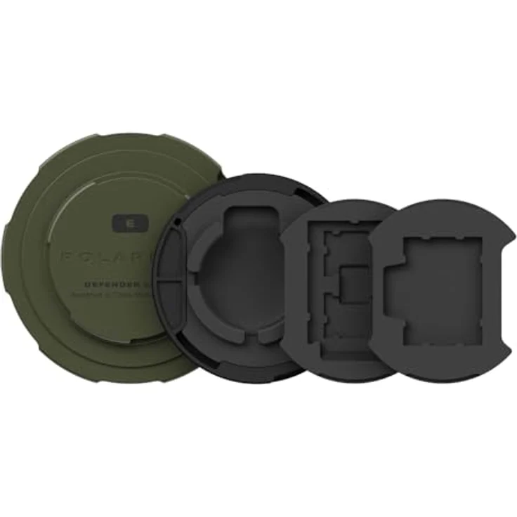 PolarPro Defender Gehäusekappe für Sony E-Mount, robustes 6061-Aluminium-Design in Wald mit verstecktem Speicher für AirTag, SD-Karte oder CFexpress A-Karte – Bild 2