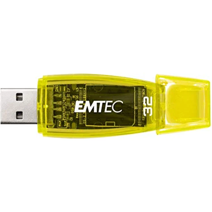 Emtec USB-Stick C410 NEON 2.0, 32 GB Speicher, Fluo-Design, USB-A, kompatibel mit Mac und Windows – Bild 10