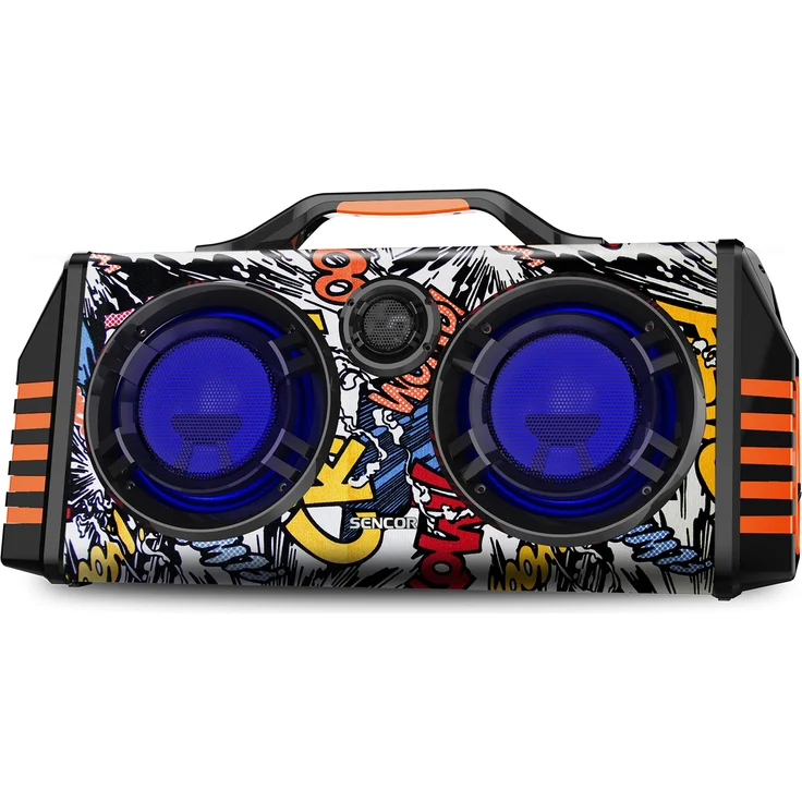 SENCOR SSS 3600 KIDS, Kabelloser Bluetooth-Lautsprecher, Schwarz