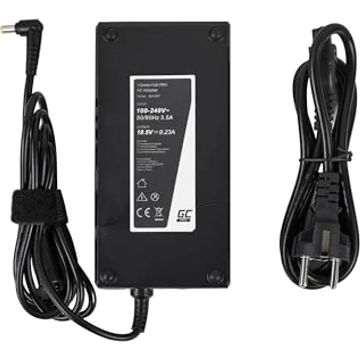 GreenCell AD144P, Universal Netzteil & Spannungsumwandler für Laptops, 180 W, schwarz, mit LED-Anzeige und AC-Kabel – Bild 4