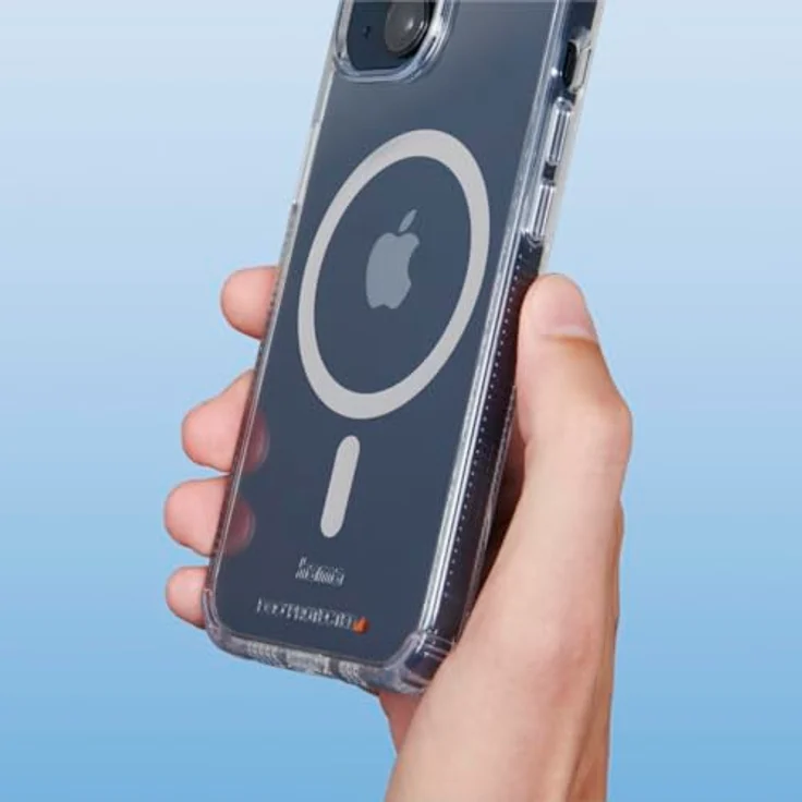 Hama iPhone 15 Pro Handyhülle „Extreme Protect“ (D3O Bumper, stoßfest, sturzsicher, bruchsicher, MagSafe, durchsichtig) – Bild 3