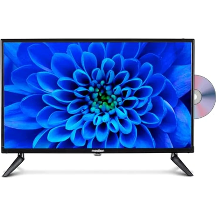 MEDION E12422 (MD 20114) 59,9 cm (24 Zoll) Full HD Fernseher mit DVD-Player, perfekt für Camping Wohnmobil LKW Garten, 12V KFZ Car-Adapter, Triple Tuner Receiver – Bild 1