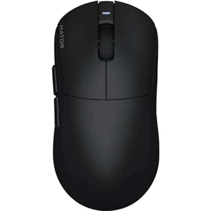 HATOR Quasar 3S Ultima 8K Wireless (Black), ultraleichte Gaming-Maus mit PixArt PAW3950 Sensor, 30.000 DPI, 2.4GHz und Bluetooth – Bild 1
