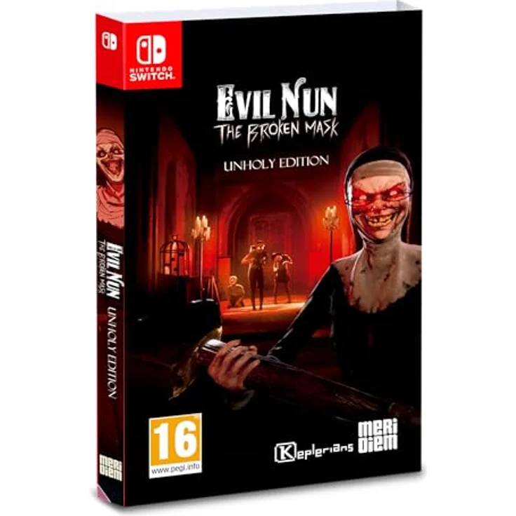 MDM MERIDIEM GAMES Evil Nun The Broken Mask [Unholy uncut Edition] (Deutsch spielbar) Nintendo Switch Game – Bild 1