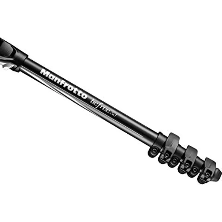 Manfrotto Befree 2N1 Alu Reisestativ (mit Klemmverschluss und integriertem Einbeinstativ inkl. Tasche für DSLR, CSC und Spiegellose Kameras, Traglast 8kg, Packmaß: 40cm, Gewicht: 1,66kg) – Bild 6