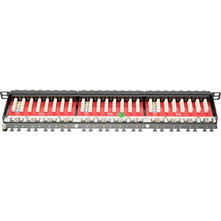 19 Zoll- 1HE Digitus Professional Patchpanel CAT 6A 19, 24-Port – Bild 2