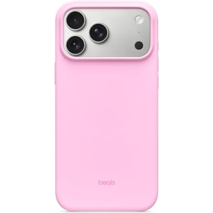 Beats iPhone 17 Pro Max Case, MagSafe, Kamerasteuerung, matte Außenseite, Mikrofaser-Innenfutter, Kieselrosa – Bild 1
