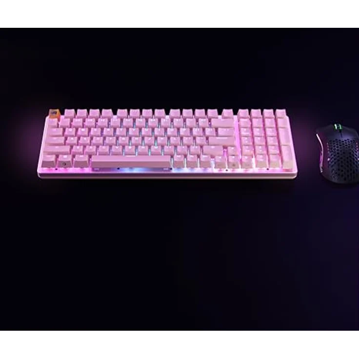 Glorious GMMK 2 Full-Size Tastatur - Fox Switches, DE-Layout, pink – Bild 7