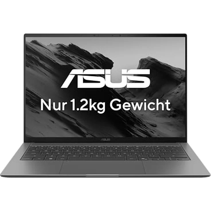 ASUS Zenbook S14 UX5406AA Copilot+ PC, 14" 2,8K WQXGA+ 120Hz OLED, Intel Core Ultra 9 386H, 32GB RAM, 1TB SSD, Intel Graphics, Win11 Home, QWERTZ, Antrim Gray – Bild 1
