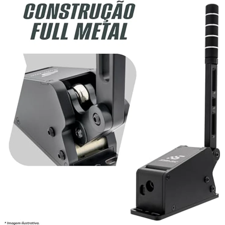 Simagic TB-1 Handbremse, präzise Dual-Mode-Steuerung mit Aluminiumkonstruktion und einstellbarer Spannung für Sim-Racing – Bild 4