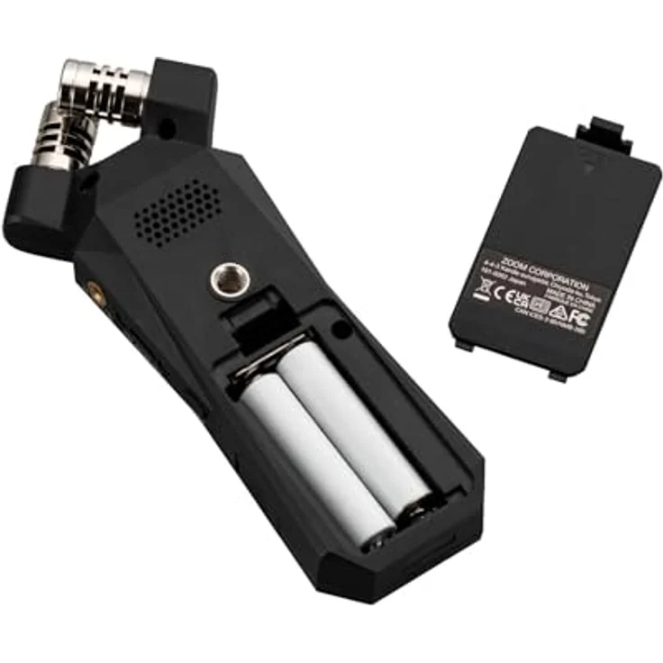 Zoom H1essential Mobiler Stereo Audio-Recorder, 32-Bit-Float-Aufnahme, XY-Mikrofone, USB-C Anschluss, OLED-Display – Bild 5