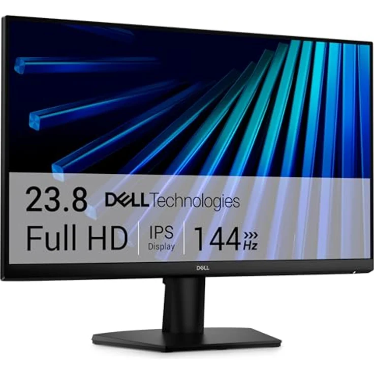 Dell SE2426H, 24 Zoll Full HD Monitor mit 144Hz, 1ms MPRT, AMD FreeSync, 2 HDMI, Schwarz, 3 Jahre Garantie – Bild 1