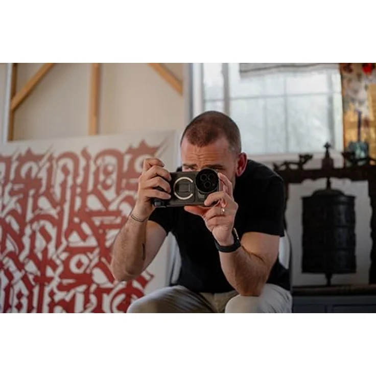 PolarPro iPhone 16 Pro LiteChaser 16 ProCase - Transparent, Smartphone Hülle mit Kalt-Schuh-Halterung und abnehmbarem Griff – Bild 7