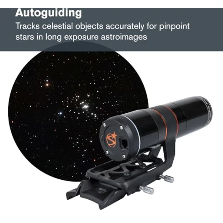 Celestron 94008 StarSense Autoguider Zubehör für computerisierte Teleskope, 3-minütige automatische Ausrichtung, präzises Anvisieren und Leiten für Astroimaging, Montagemodellierung für die Astrofotografie – Bild 4