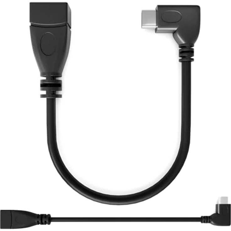 USB-C 3.0 Adapter, Typ-A Buchse, 90°, OTG, PVC – Bild 6