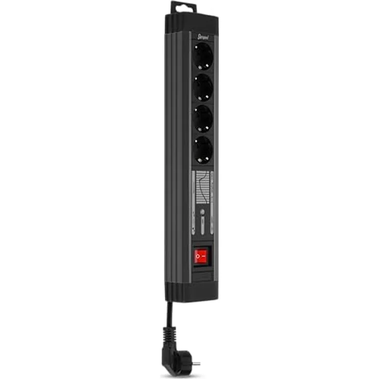 REV Supraguard 4-Fach PC-Steckdosenleiste schwarz – Bild 5
