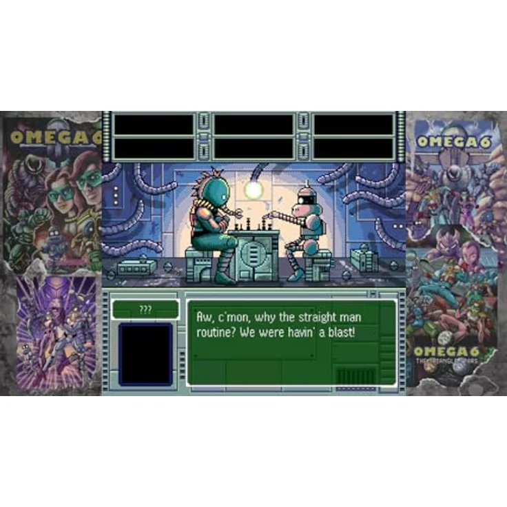 THQ NORDIC GMBH OMEGA 6: The Triangel Stars - Nintendo Switch, 16-Bit RPG-Abenteuer mit Kartenschlachten und intergalaktischem Soundtrack – Bild 10