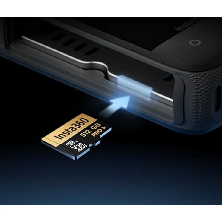 Insta360 512 GB UHS-III V30 A2 MicroSD Speicherkarte für One X/X2/X3/X4, R/RS, Ace Pro und Sphere Action Kameras, Lesegeschwindigkeit 90 MB/s, Schreibgeschwindigkeit 90 MB/s – Bild 2