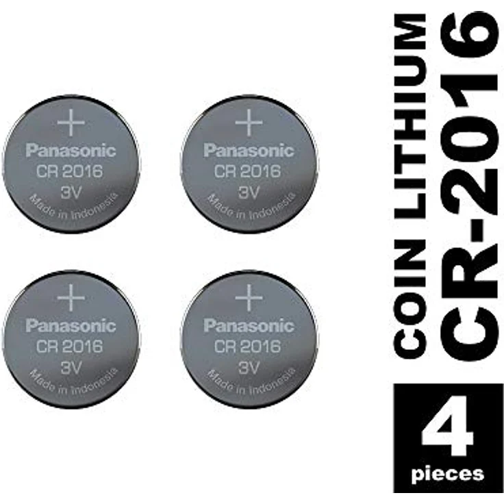 Panasonic CR2016 Lithium Knopfzelle, 3V, 4er Pack – Bild 3