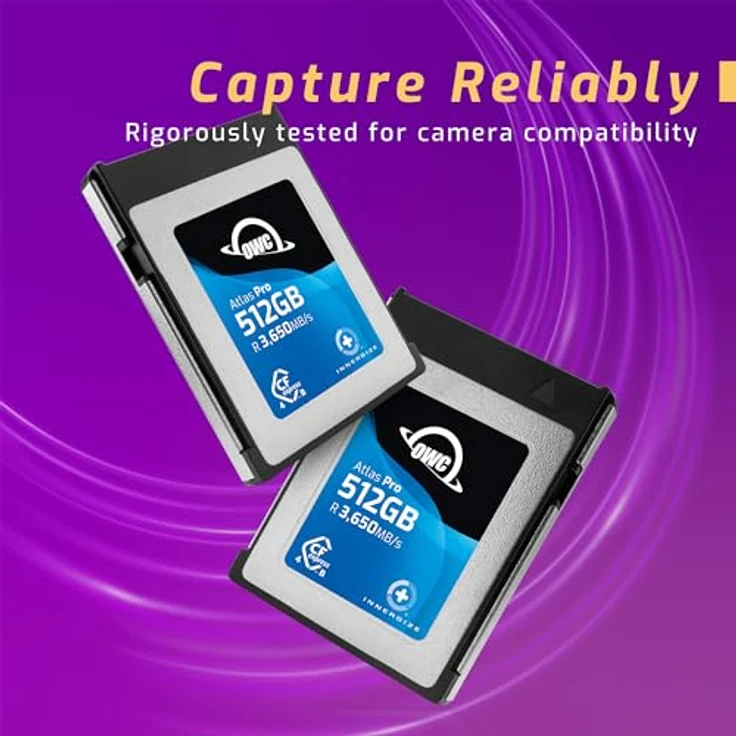 OWC 512GB Atlas Pro CFexpress 4.0 Type B, Speicherkarte – Bild 4