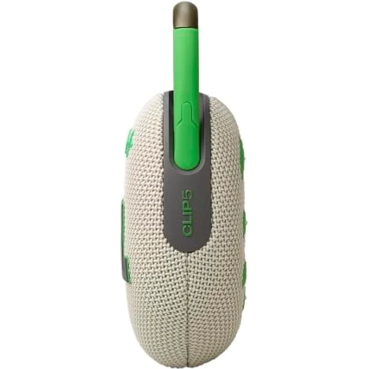JBL Clip5, Bluetooth Lautsprecher, IP67 wasserdicht, 12 Stunden Wiedergabezeit, Sand Beige – Bild 3