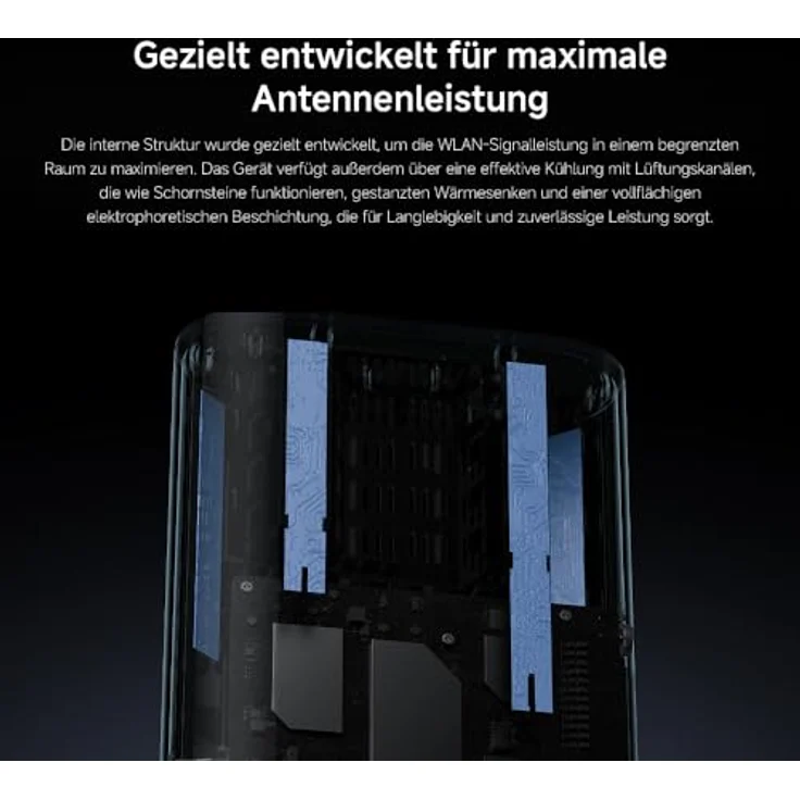 Xiaomi BE3600 Pro, Mesh Router 3er Pack mit Wi-Fi 7, Geschwindigkeiten bis zu 3570 Mbps, Grau – Bild 22