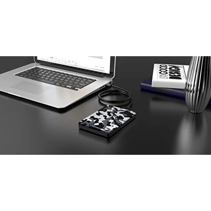 Sonnics 500GB Grau Camo Externe tragbare Festplatte USB 3.0 super schnelle Übertragungsgeschwindigkeit für den Einsatz mit Windows PC, Mac, Xbox ONE, PS4 und PS5 – Bild 4
