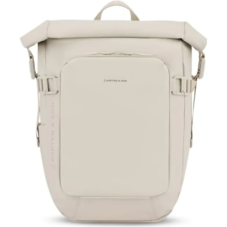 Kapten & Son Lisbon Backpack 18L, Freizeitrucksack mit Laptopfach, wasserabweisend, Sandstone beige